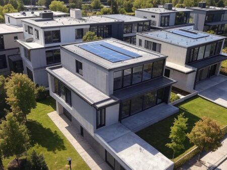 villa con fotovoltaico