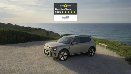 smart #5 Euro NCAP: ufficiale, è il large SUV più sicuro del 2025 secondo l’ente certificatore smart #5 euro ncap
