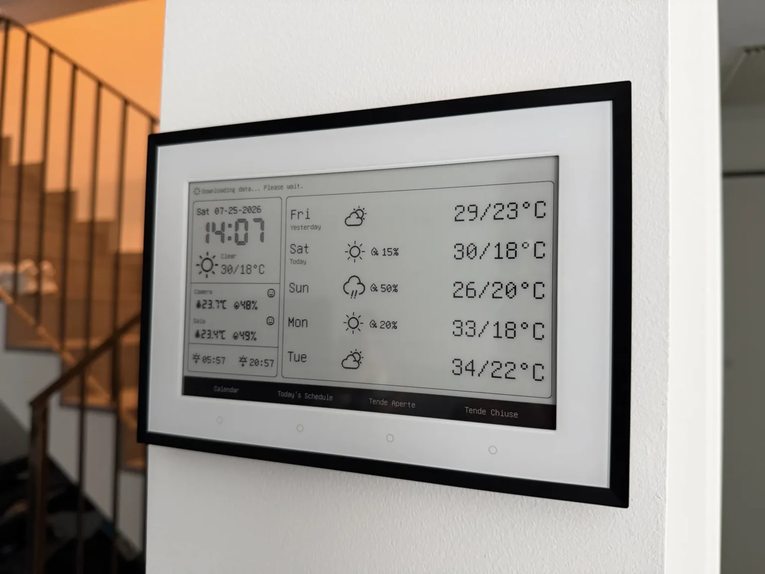 SwitchBot Smart E Ink Home Dashboard
