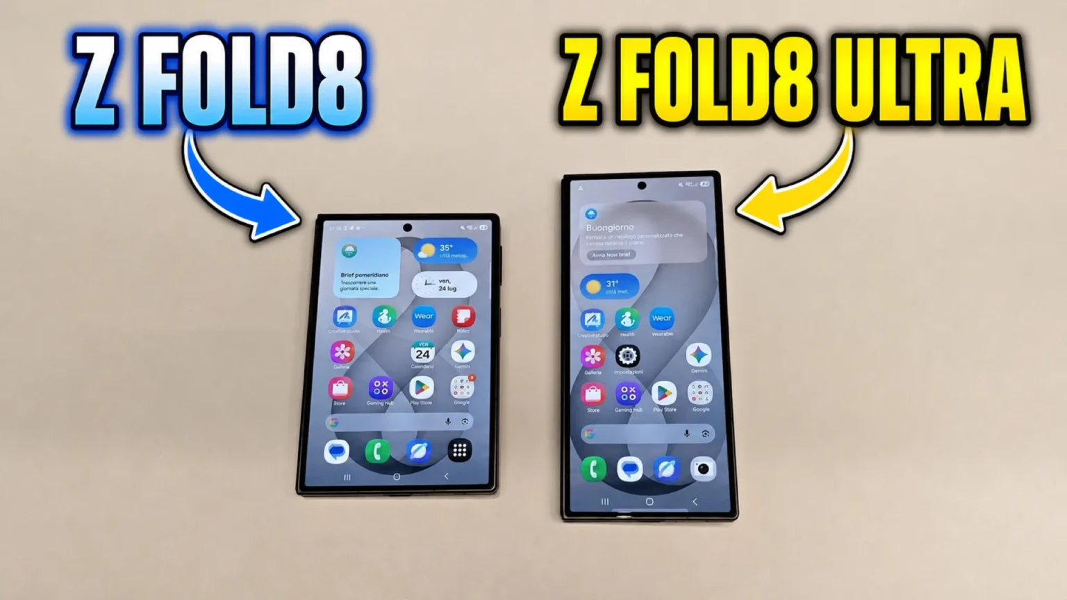 Galaxy Z Fold8 vs Fold8 Ultra: tutte le differenze e quale conviene galaxy z fold8 vs z fold8 ultra