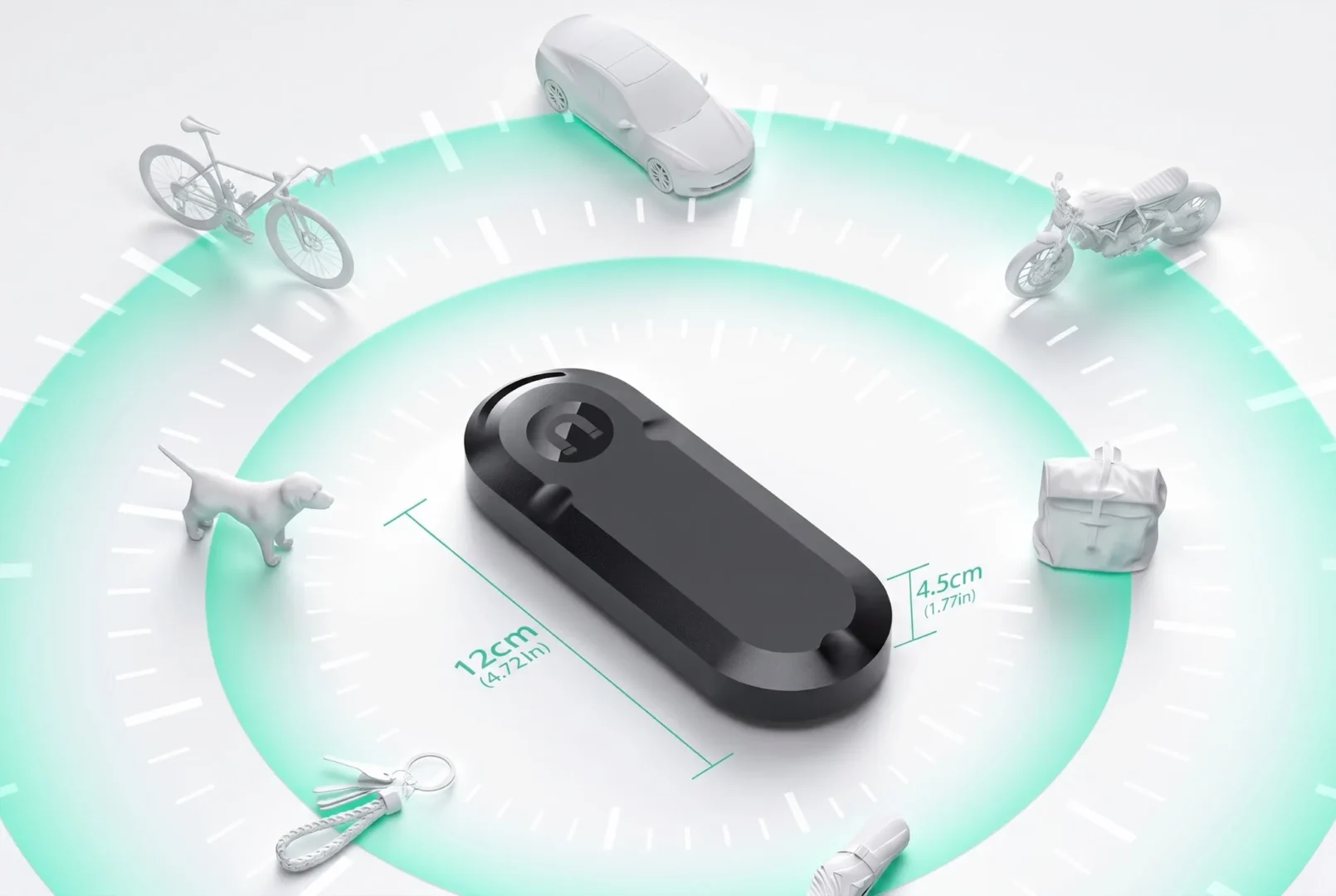 HEIBTENY custodia airtag 10 anni batteria estesa 2