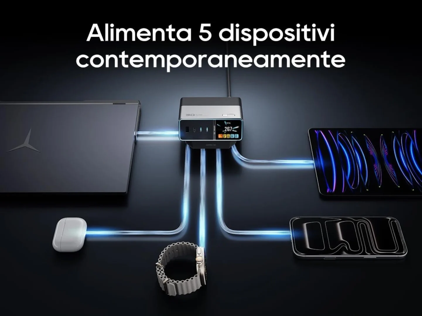 cuktech 30 ultra charging station