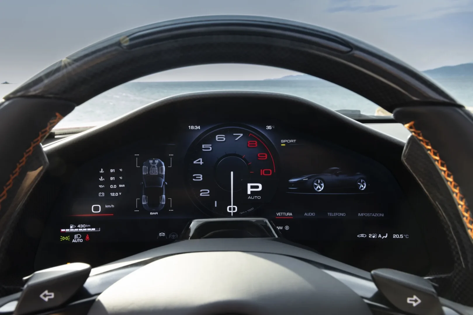 ferrari amalfi spider interni 3