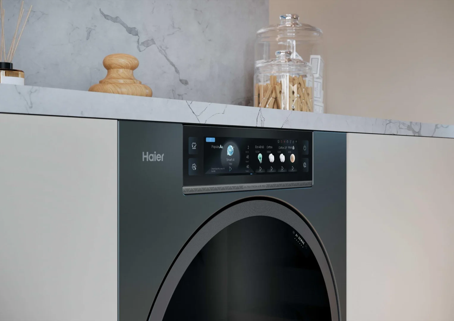 haier vision 15 lavatrice