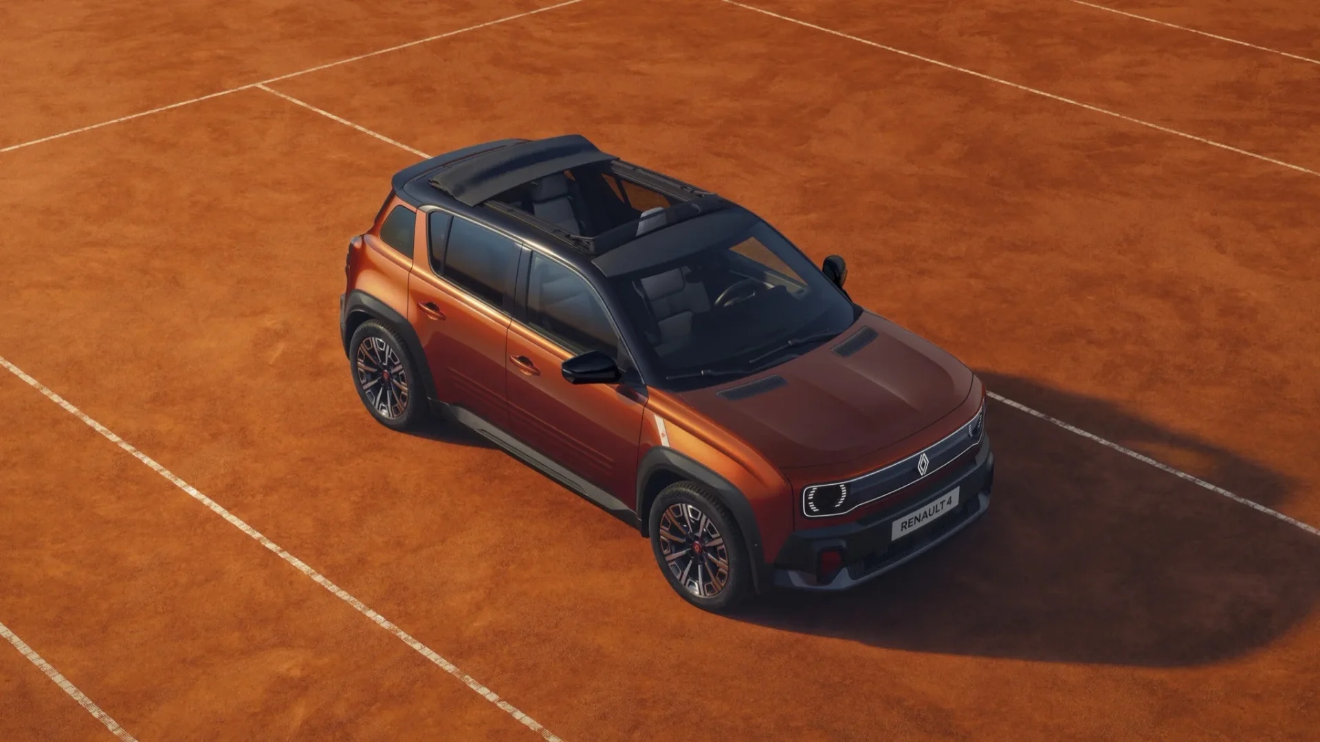 Renault 4 e Tech Electric Serie Speciale Roland Garros 1