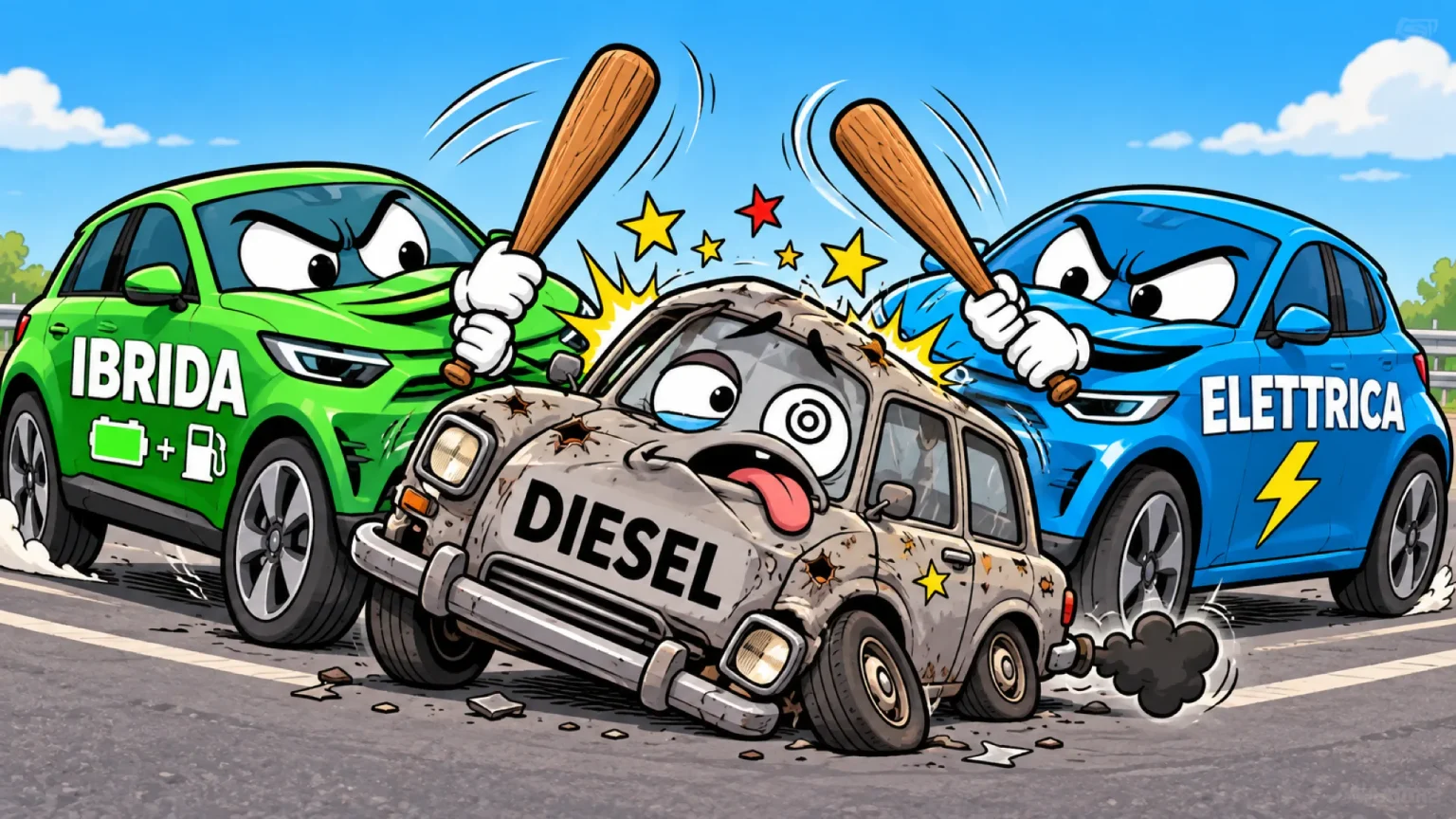 diesel ibride elettriche