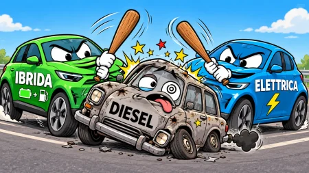 Mercato auto Italia settembre 2026: un’auto su due è ibrida, il diesel crolla sotto al 5% diesel ibride elettriche